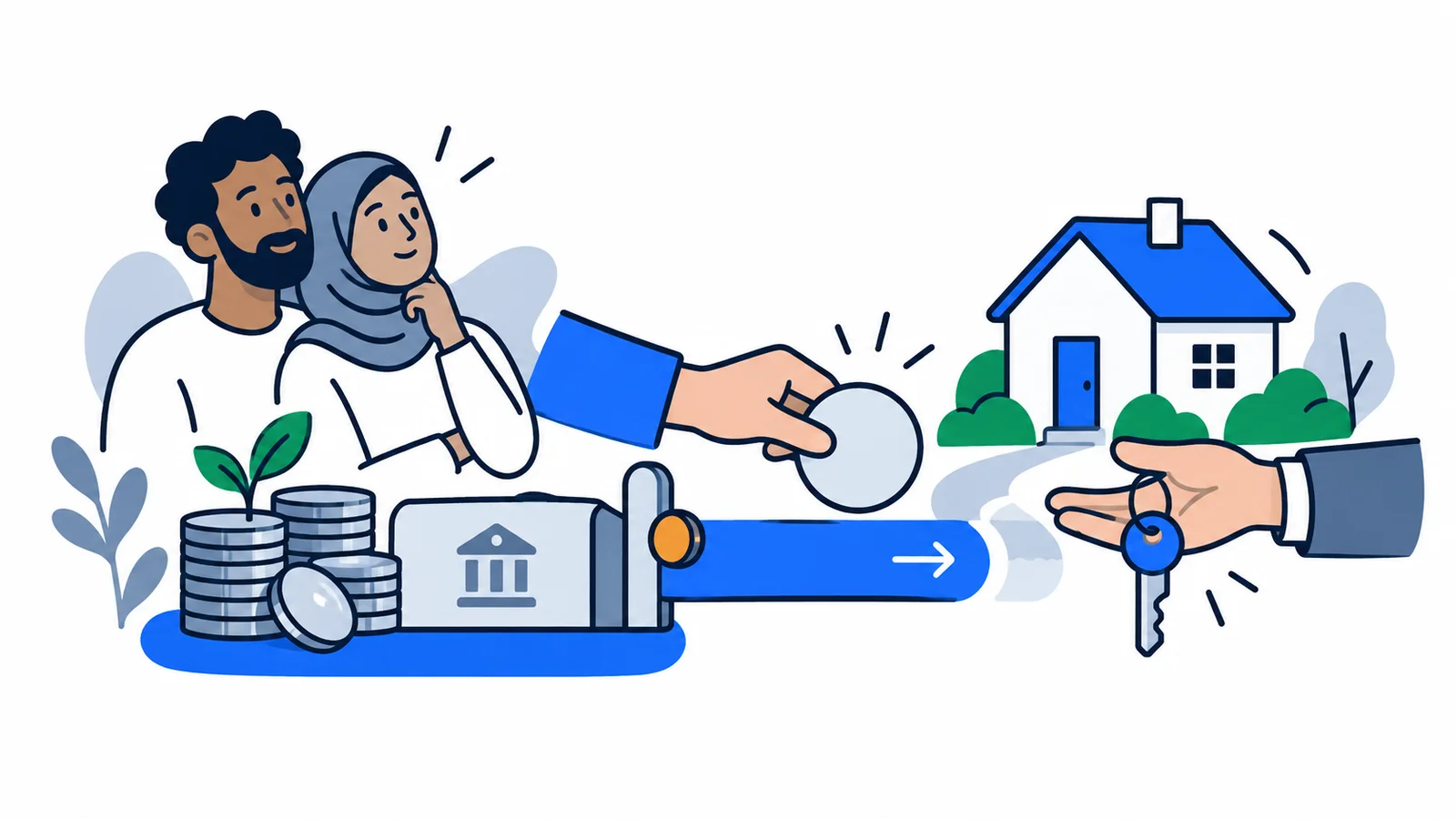 Illustration about Buying a Home in Norway for Immigrants: Equity, Bids and Loans