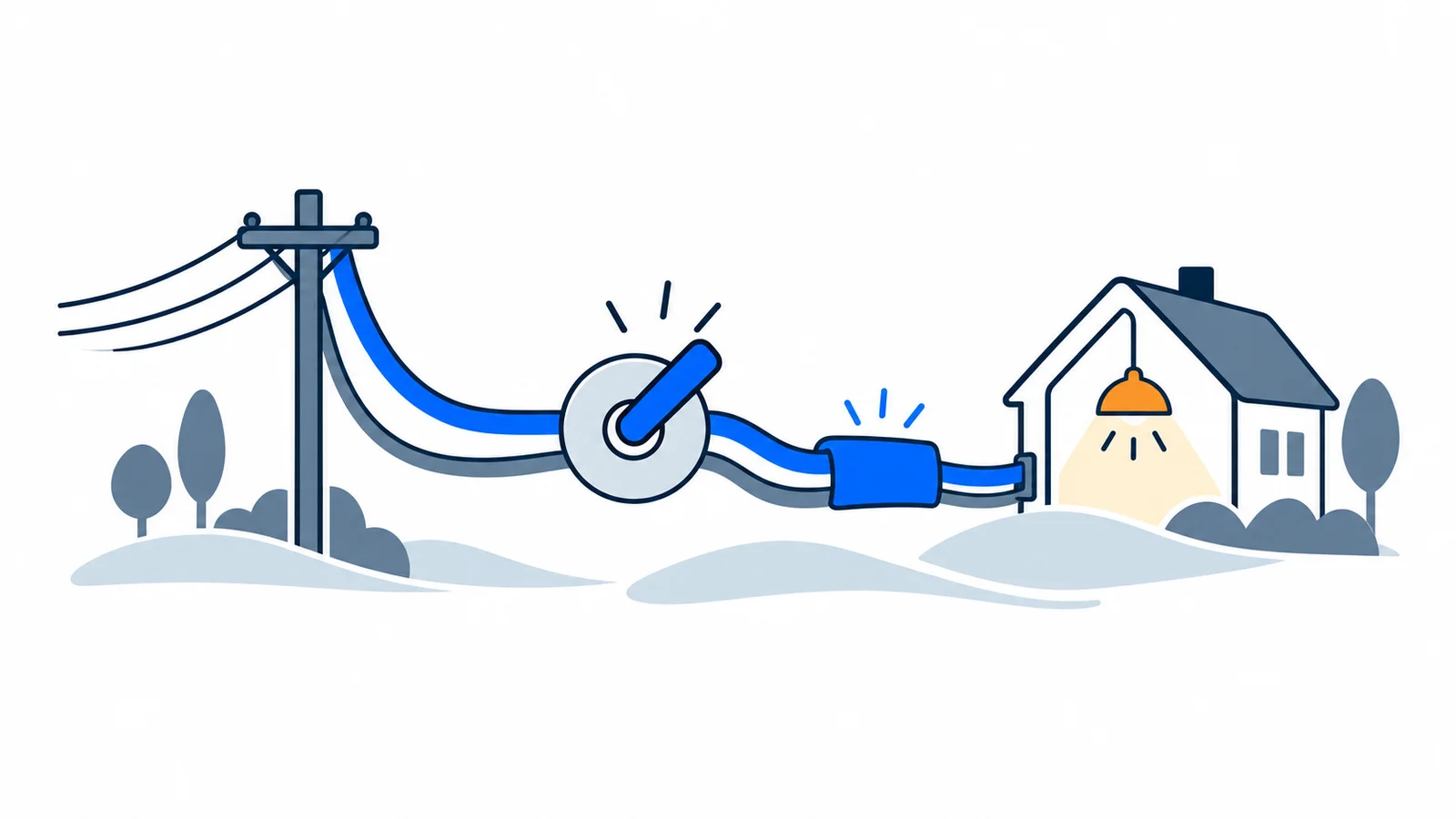 Illustration about Electricity in Norway explained: grid rent, spot price, fixed price and strømstøtte 2026