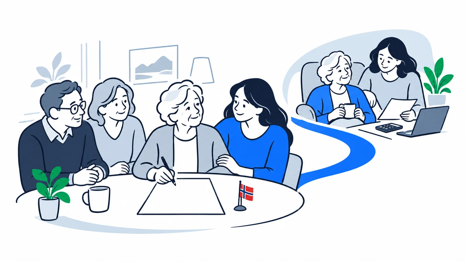Illustration about Future Power of Attorney in Norway: decide today who will manage your affairs later