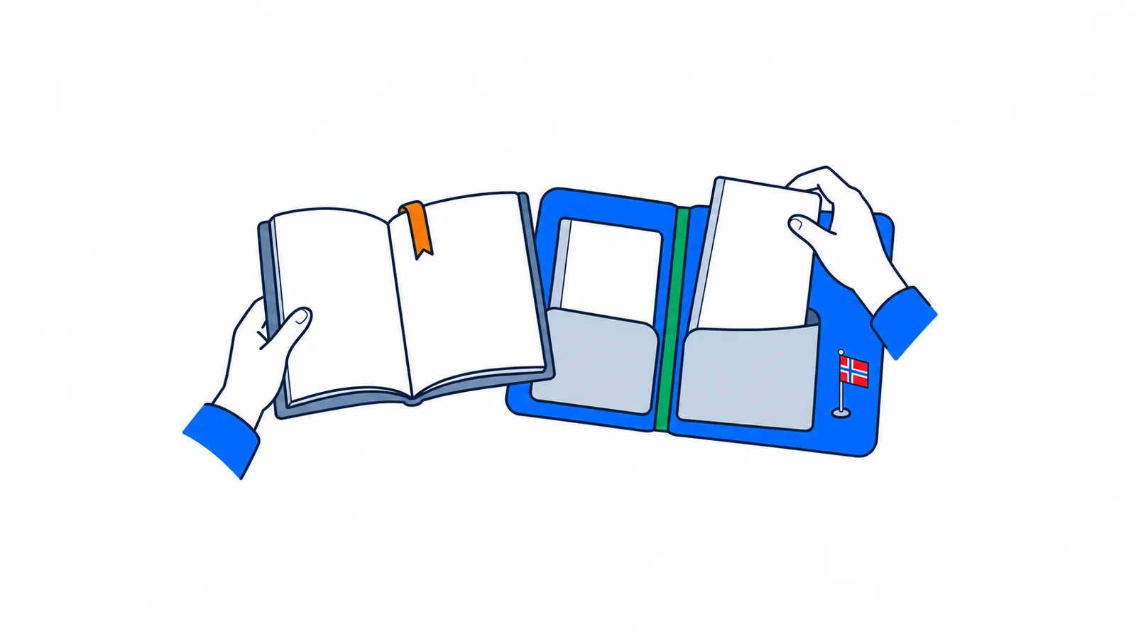 Illustration about Credit transfer: use foreign courses in a Norwegian degree