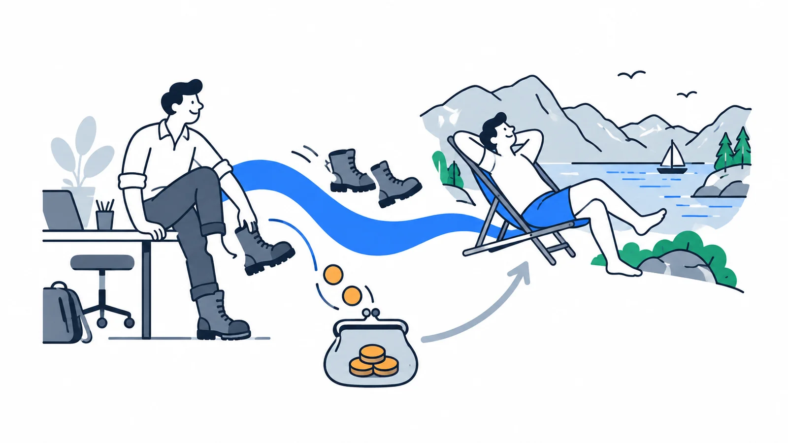 Illustration about Holiday leave and holiday pay in Norway: rights, rules and common questions
