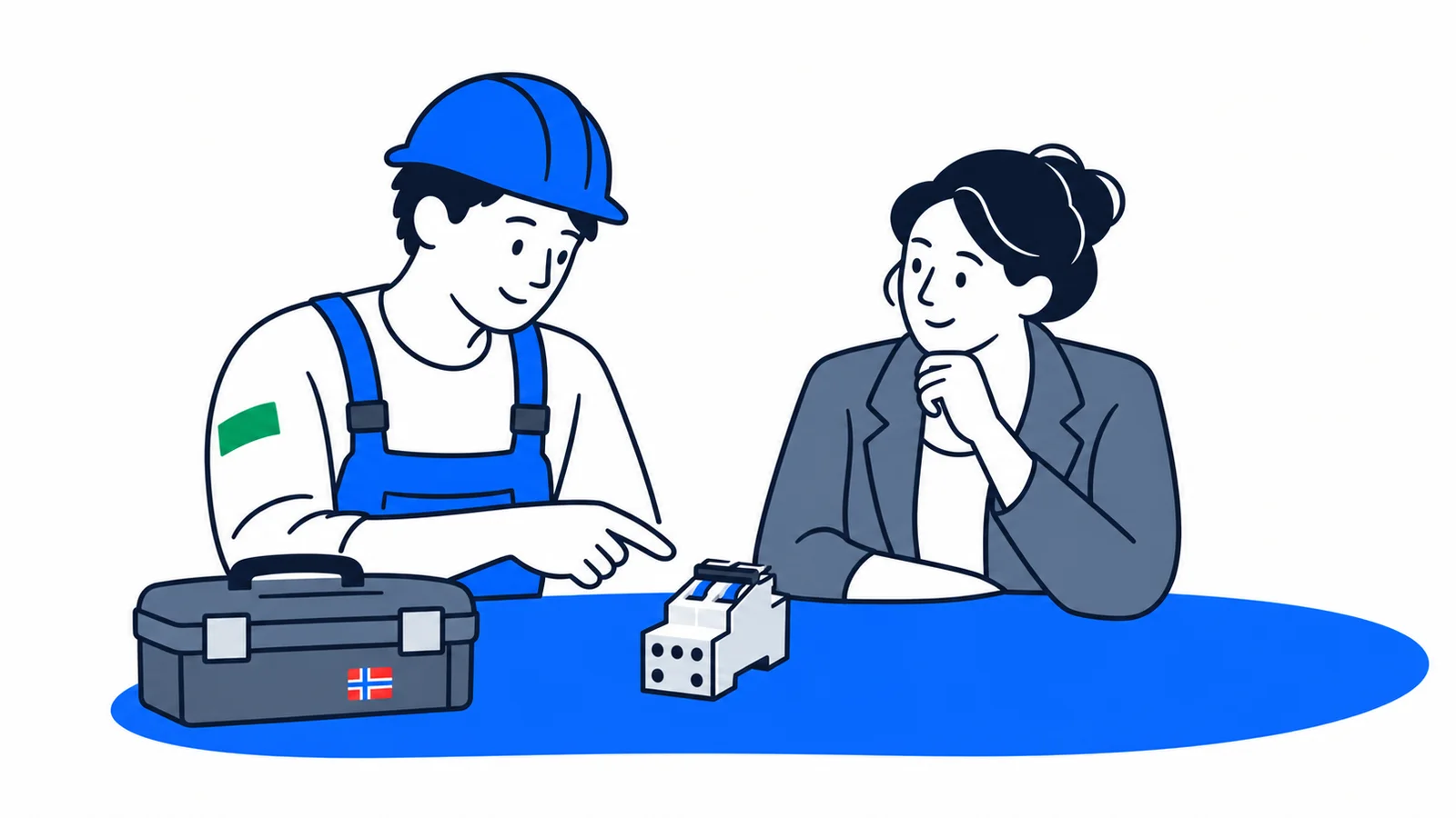 Illustration about Electrician trained abroad: apply for DSB approval