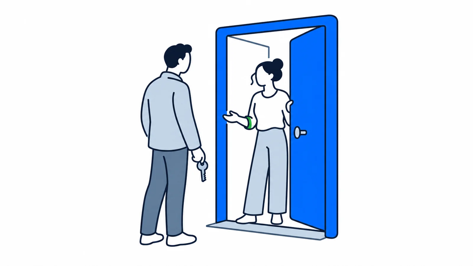 Illustration about Can your landlord enter your rental home? Rules and notice