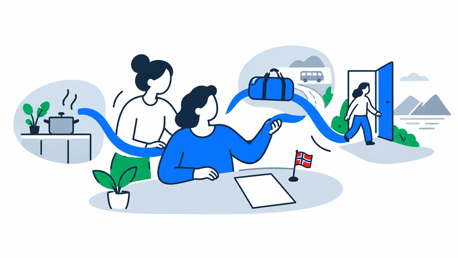 Illustration about BPA in Norway: how to apply for personal assistance
