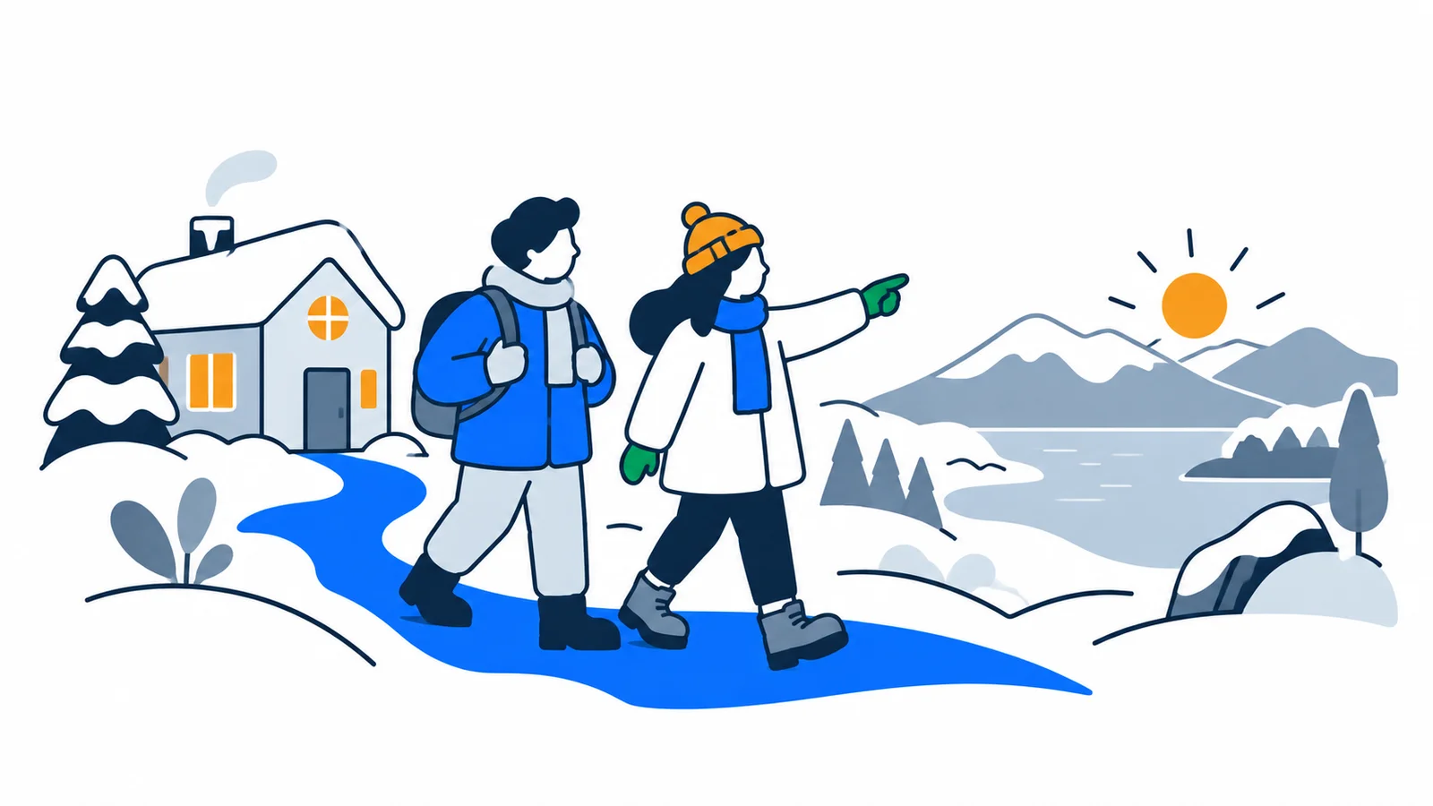 Illustrasjon om Din første vinter i Norge: en praktisk guide