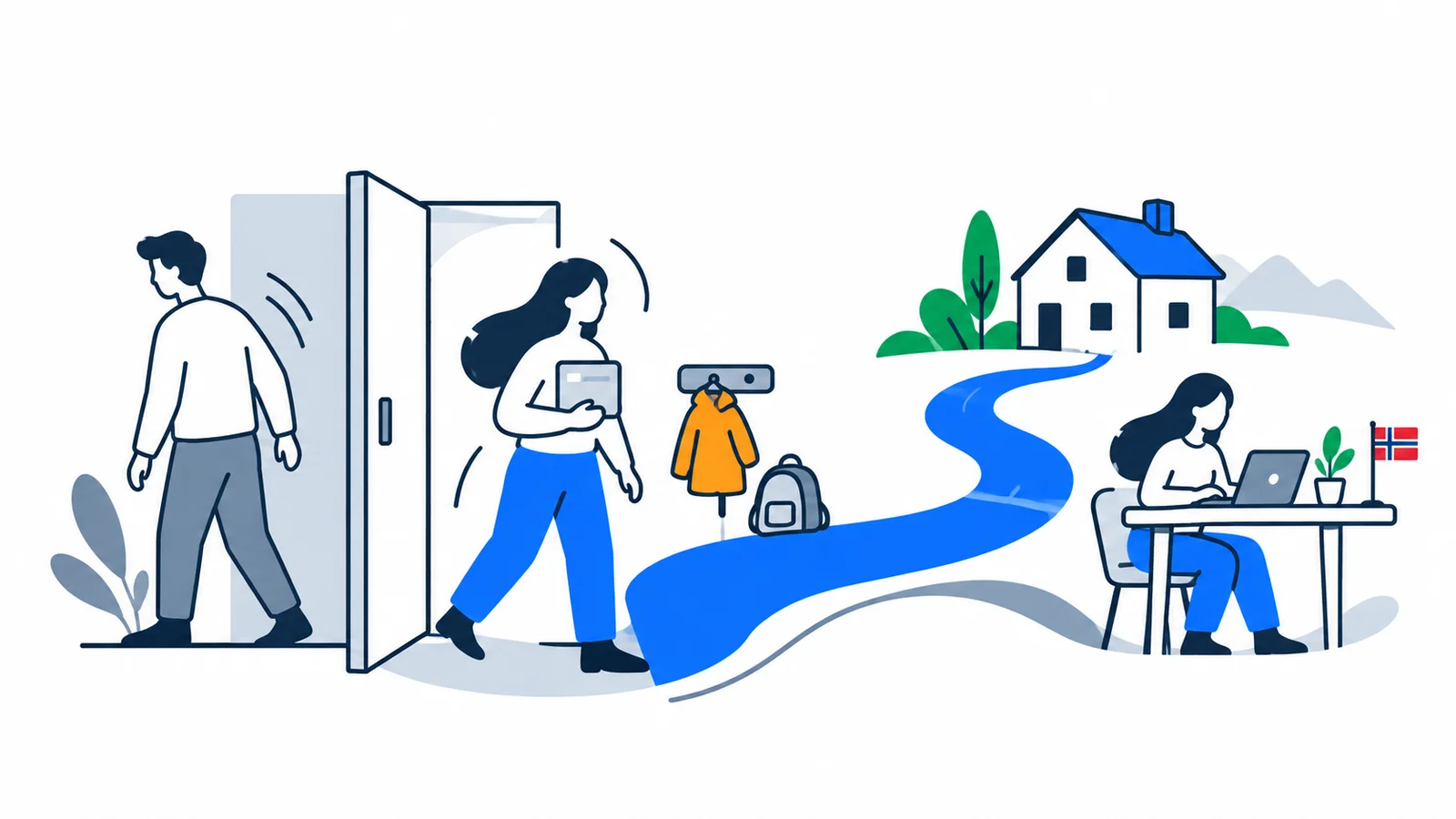 Illustration about Relationship breakdown and residence permit: your rights