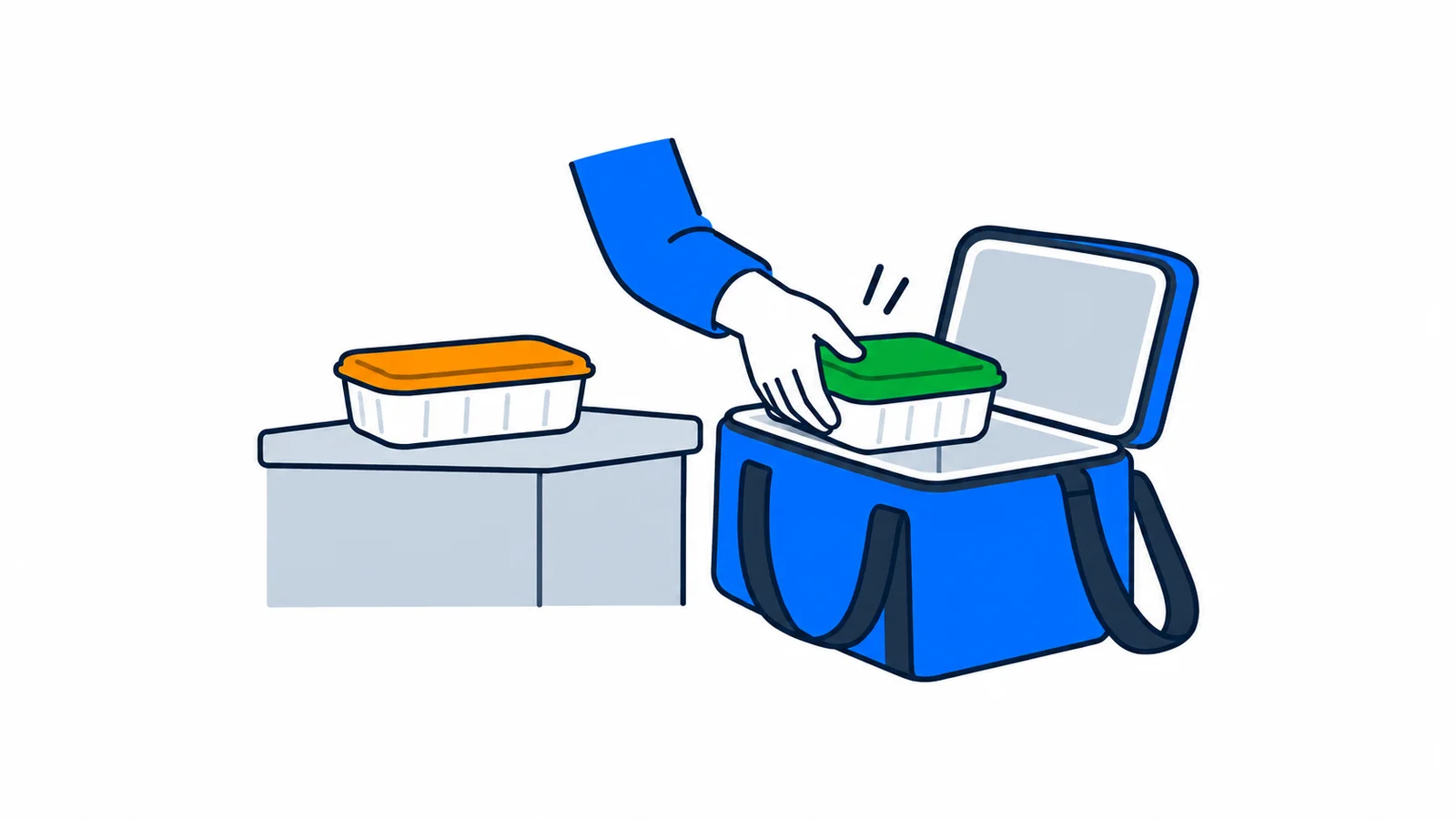 Illustration about Selling food from home: registration and safe food