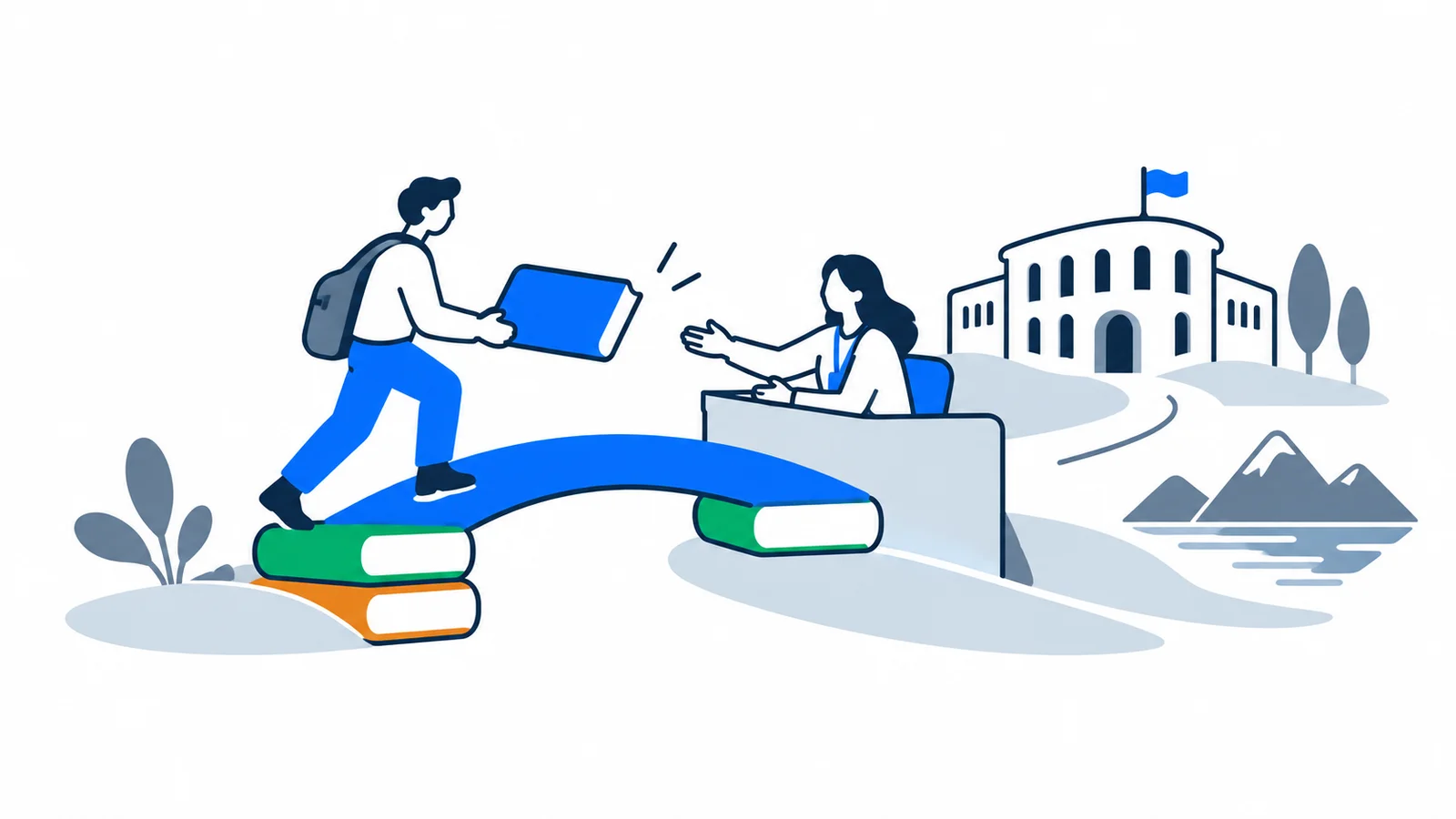 Illustration about Study in Norway with foreign qualifications: how to apply