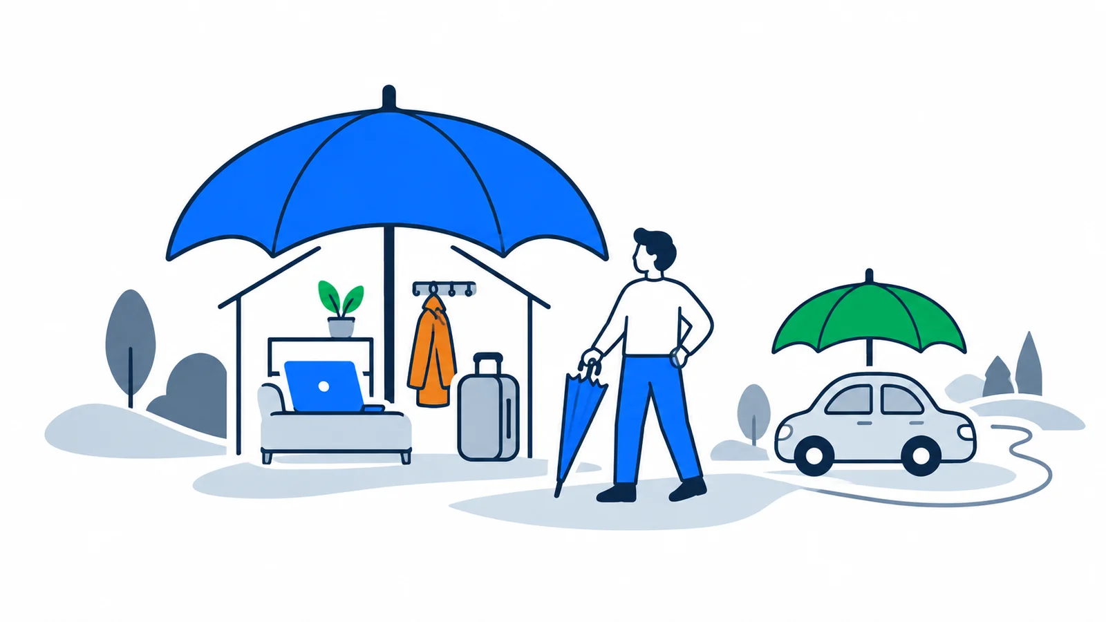 Illustration about Insurance in Norway for newcomers: what you must have and can skip