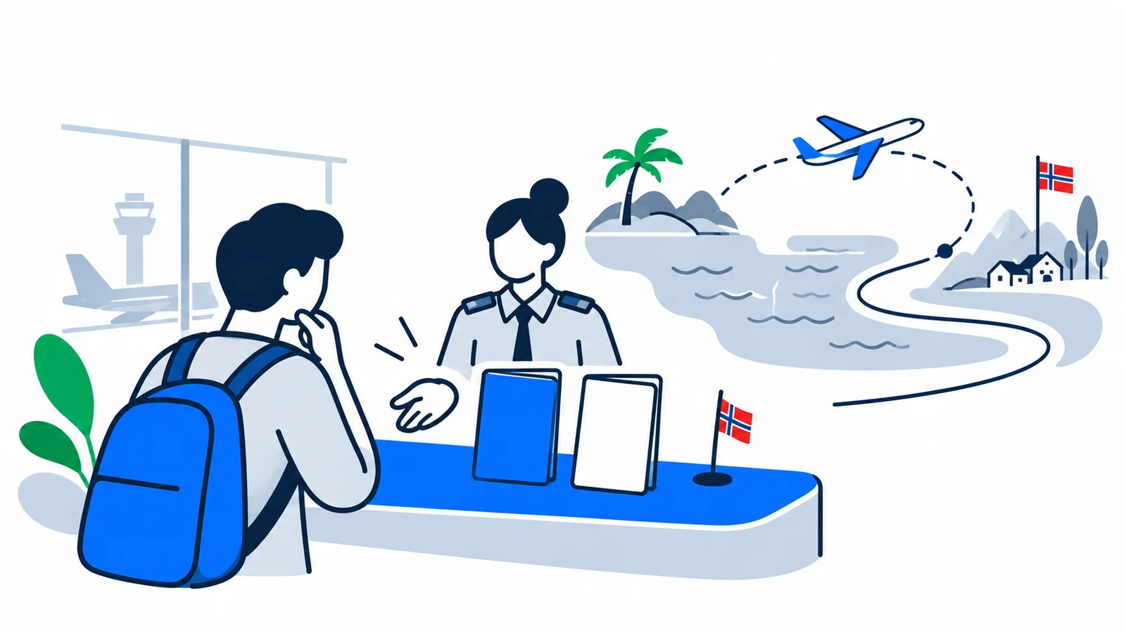 Illustration about Travel documents and alien passports in Norway 2026: cost and rules