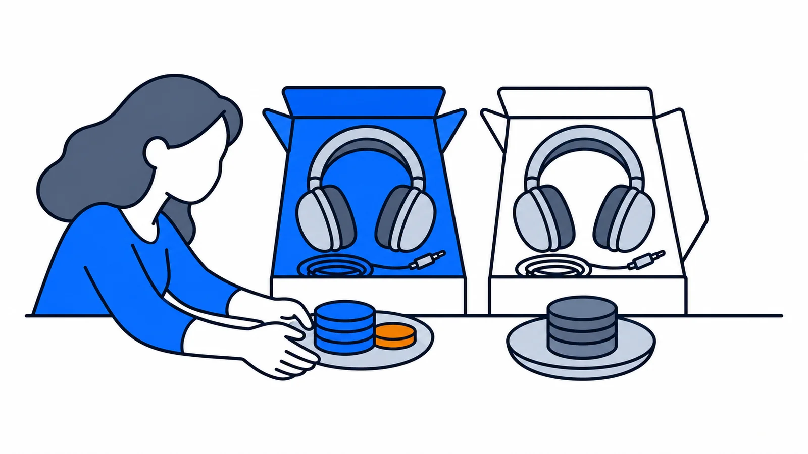Illustration about Black Friday 2026: check prices before buying