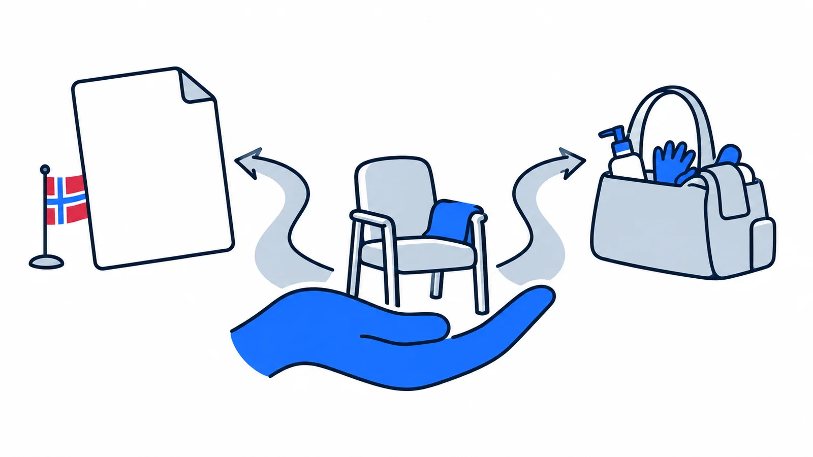 Illustration about Healthcare worker or assistant: the right job route in 2026