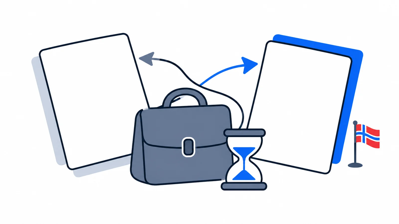 Illustration about Endringsoppsigelse: new employment terms in 2026