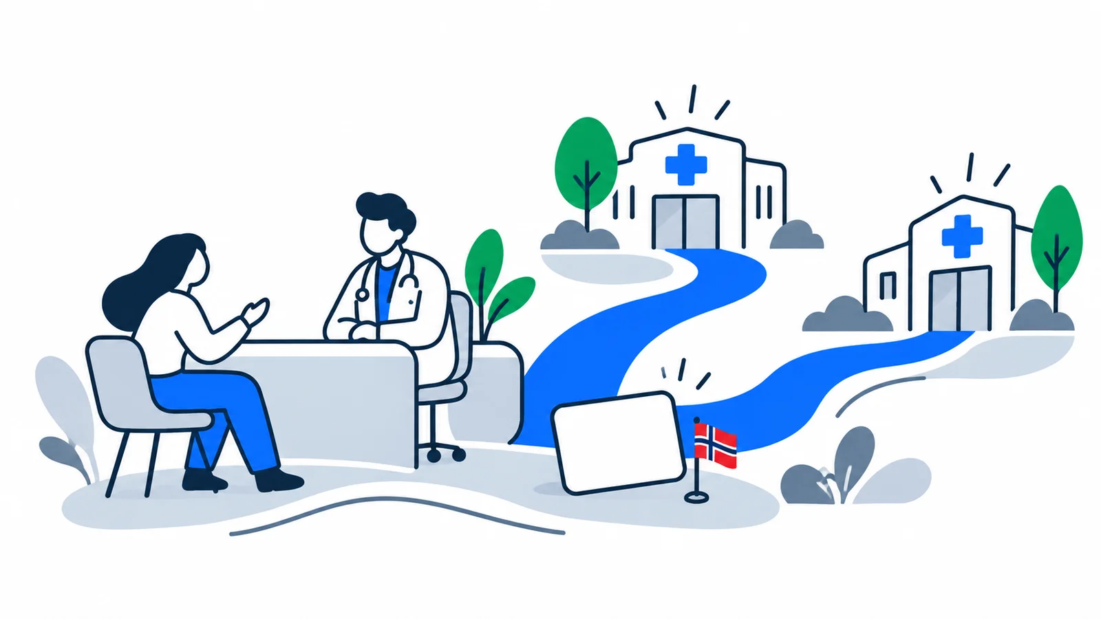 Illustration about GP in Norway: How to Get and Change Your Doctor