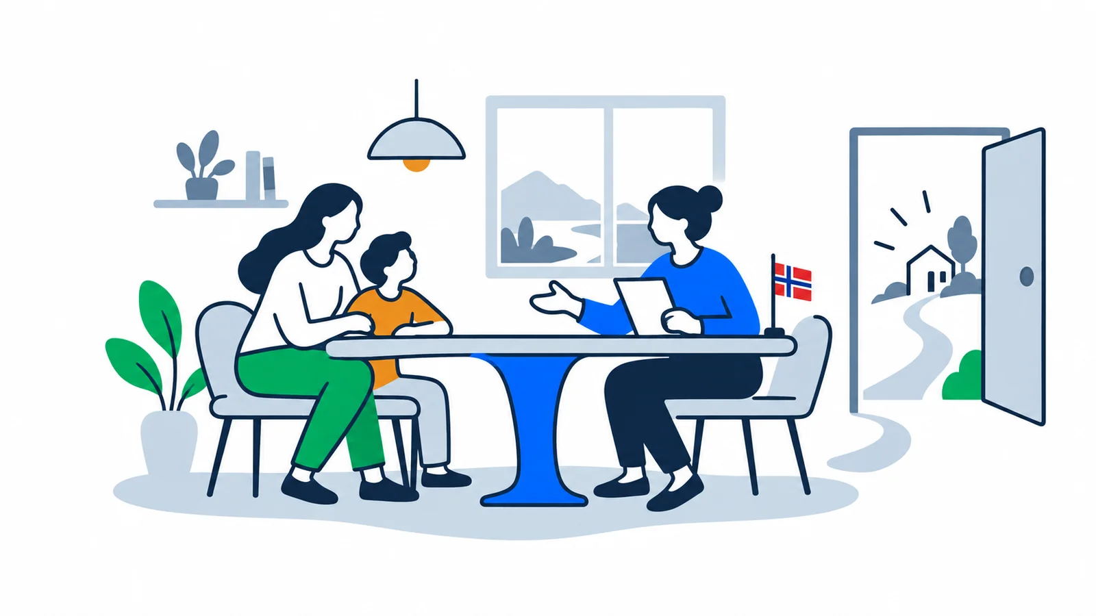 Illustrasjon om Barnevernet i Norge: slik fungerer det – og dine rettigheter