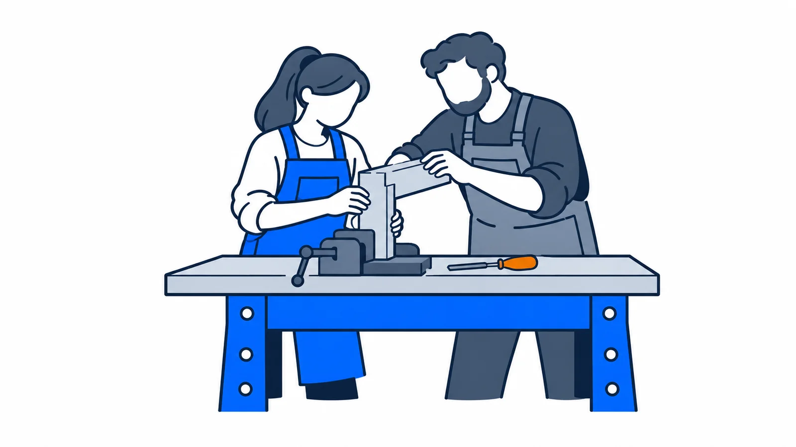 Illustration about No apprenticeship place? Ask about alternative Vg3