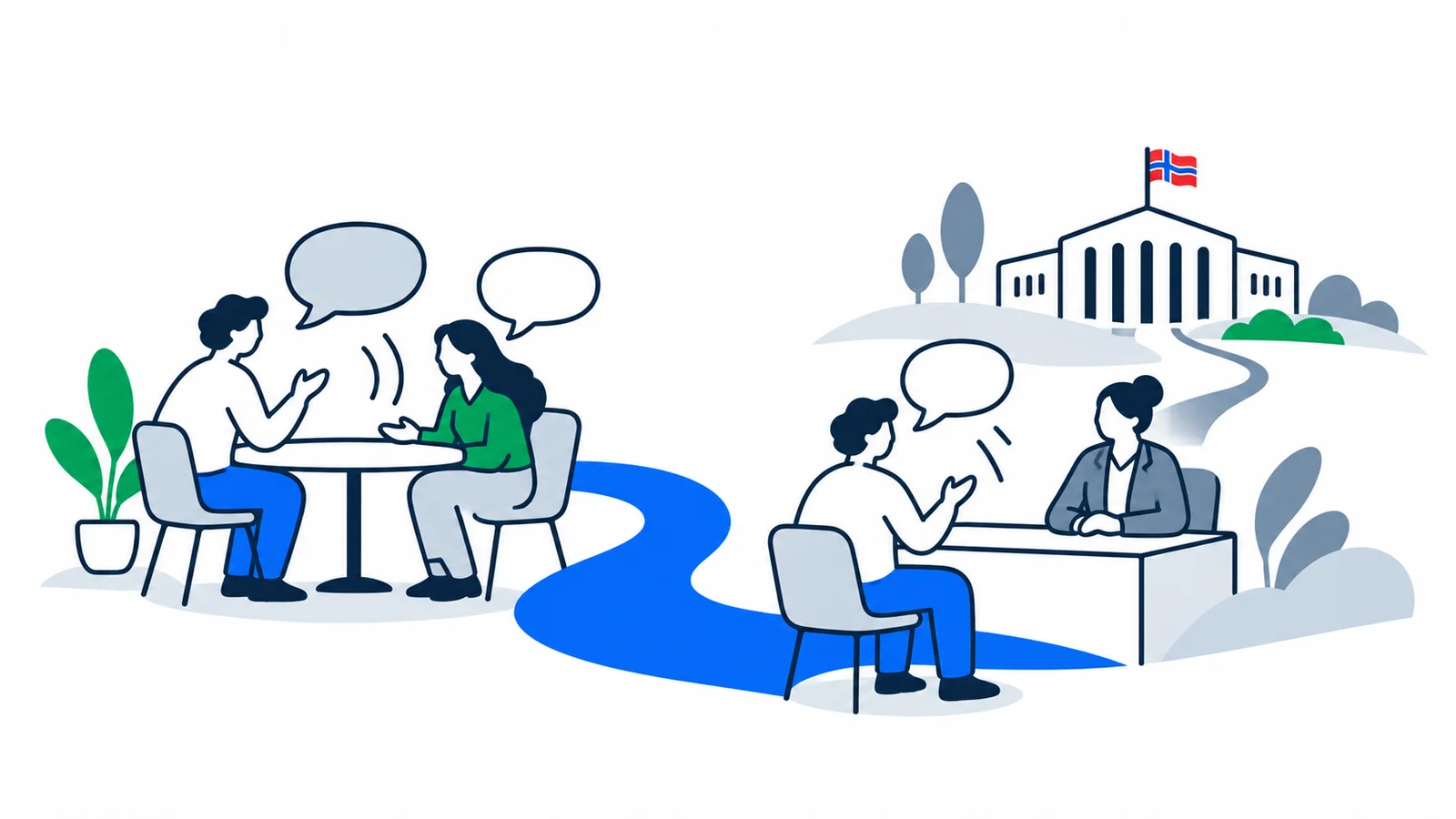 Illustration about Norwegian Requirements and 75 Hours of Social Studies for Permanent Residence