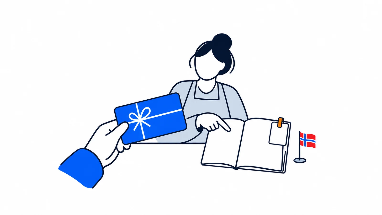 Illustration about Gift cards in Norway: expiry, balance and bankruptcy