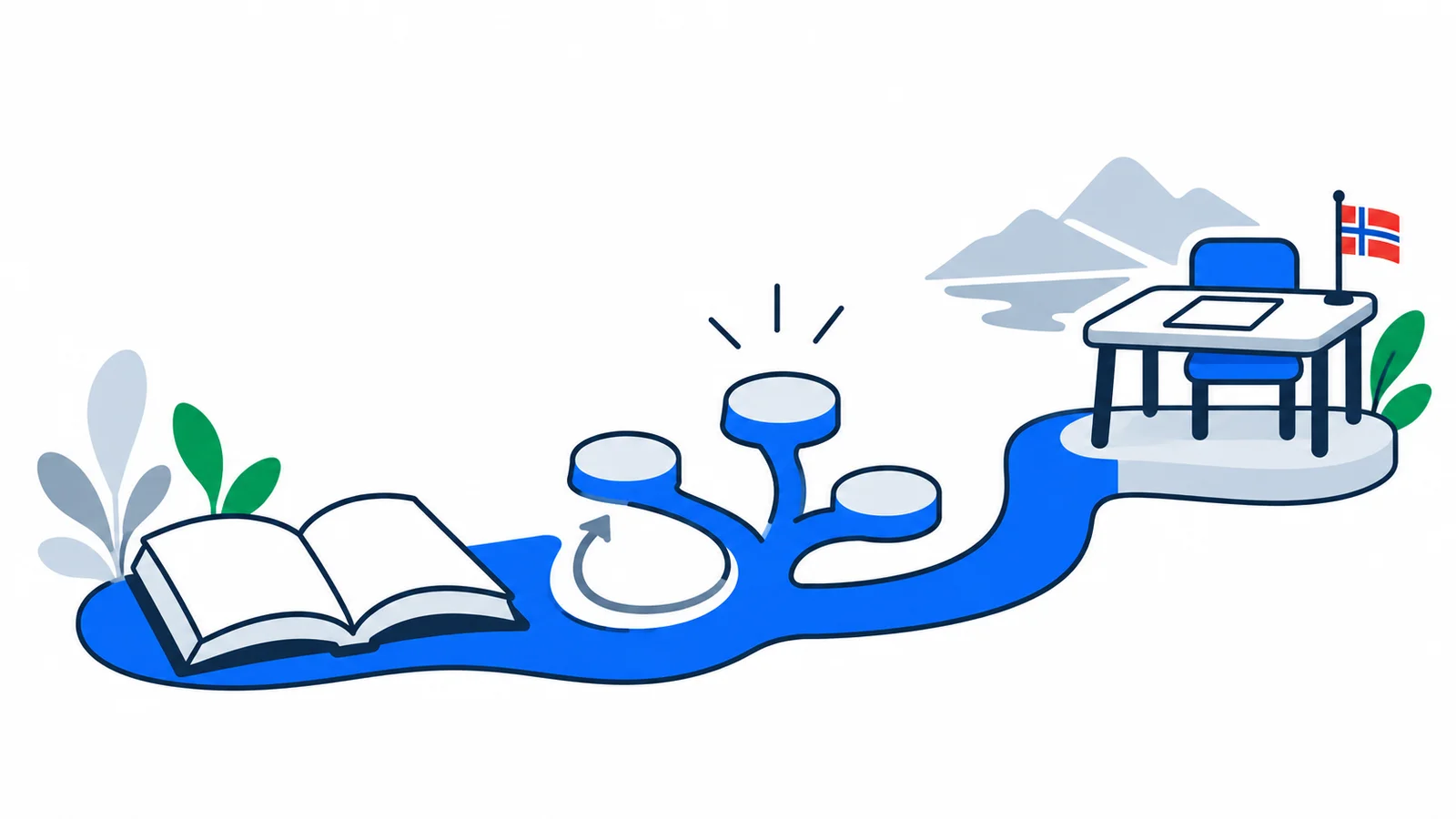 Illustration about Prepare for the Samfunnskunnskapsprøven in 3 Days – Guide 2026