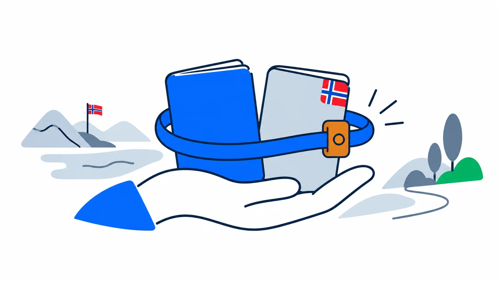 Illustration about Dual Citizenship in Norway 2026: rules and consequences