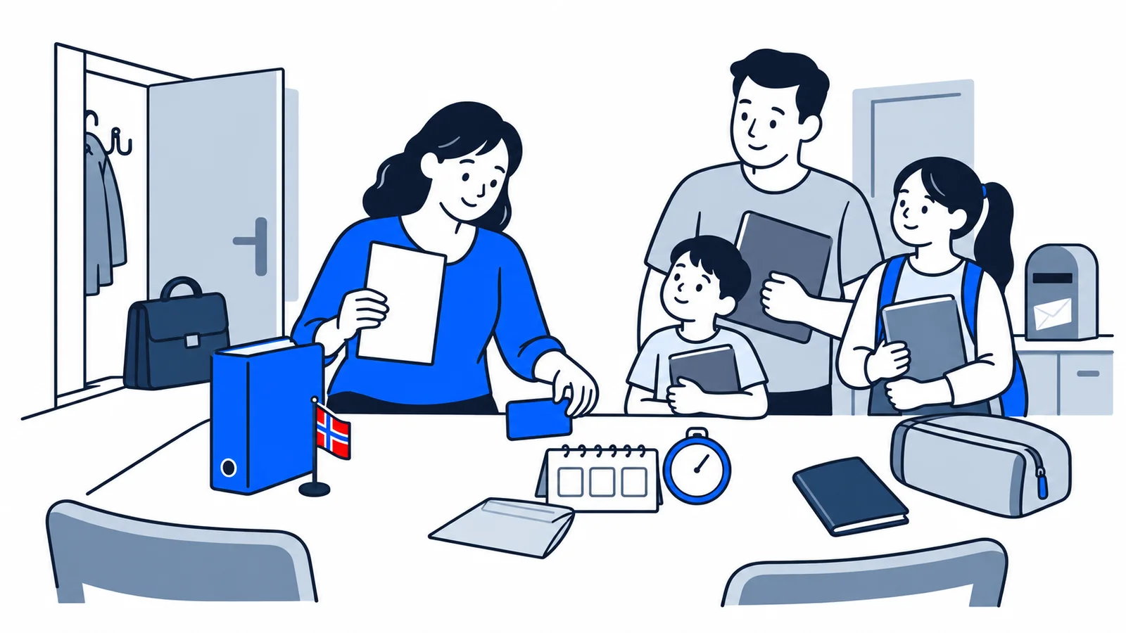 Illustration about You have been granted permanent residence: what should you do now