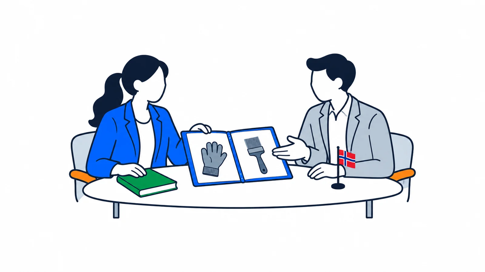 Illustration about Job interviews: questions you can choose not to answer