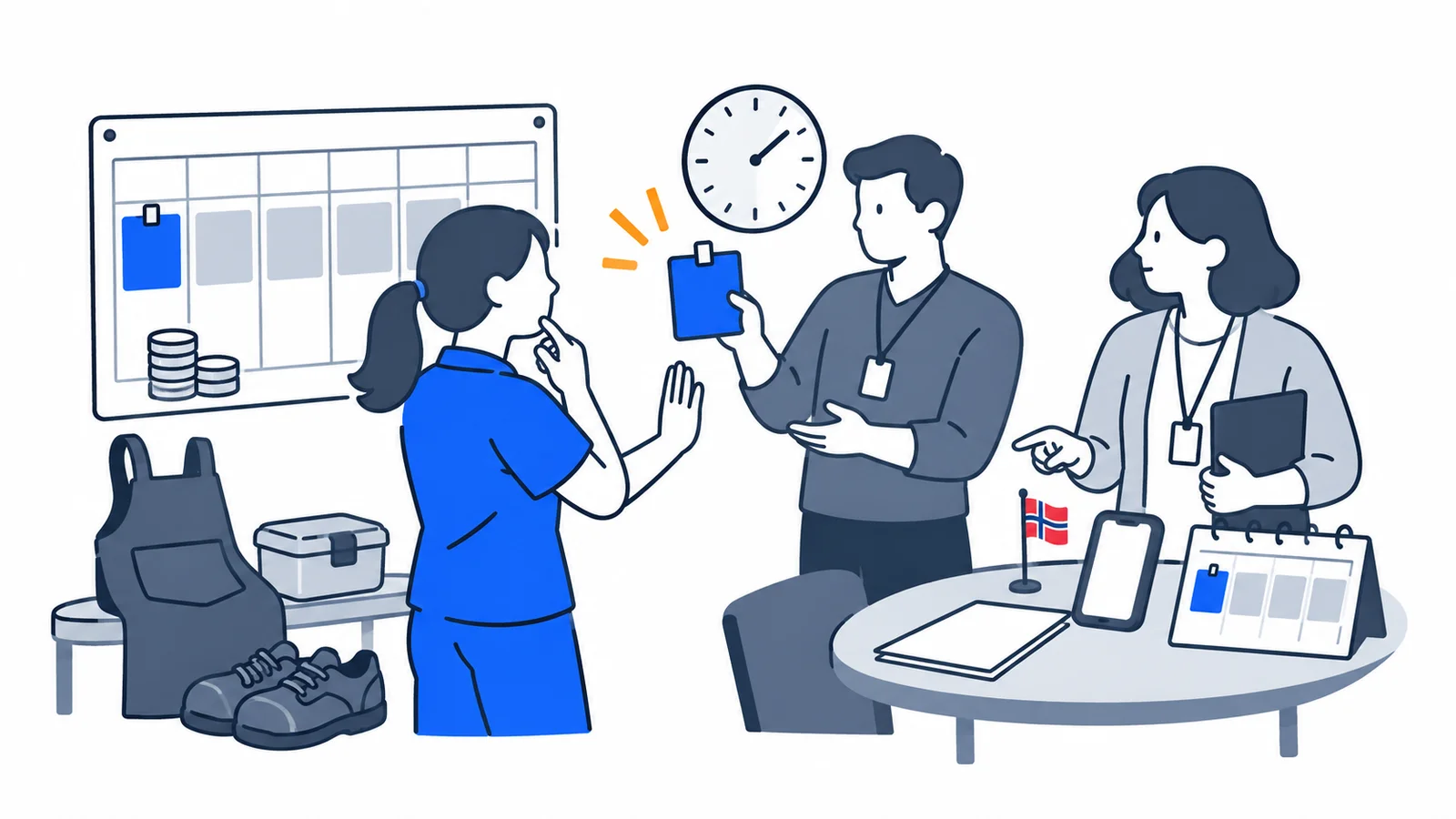 Illustration about Shift schedule changed at short notice: what are your rights