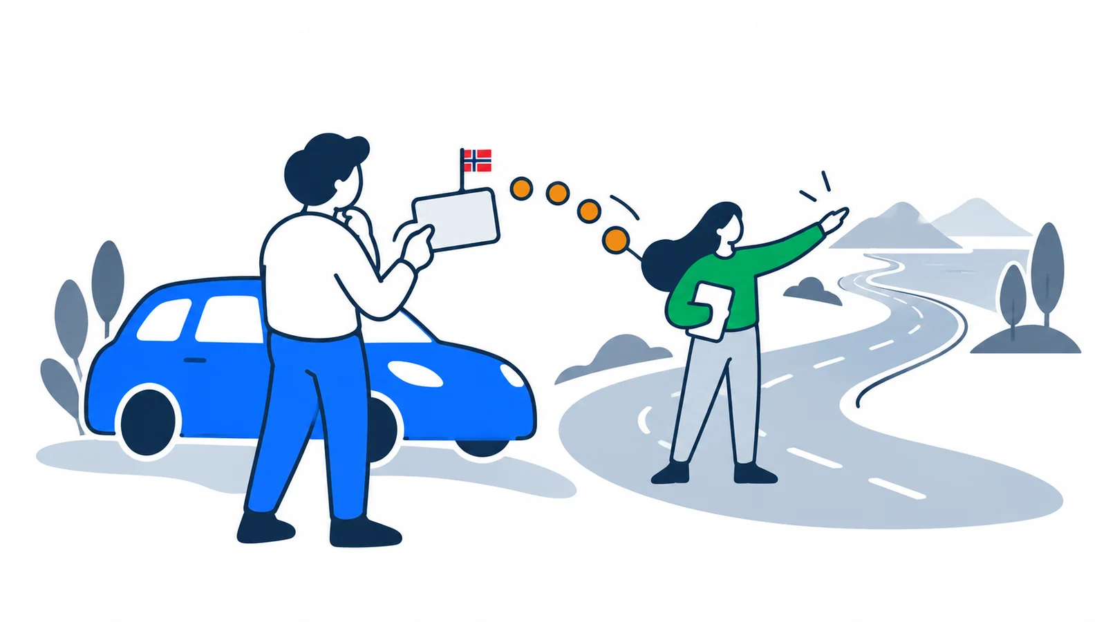Illustration about Prikkbelastning (demerit-point system) on your førerkort (driving licence): how many points can you have? (2026)