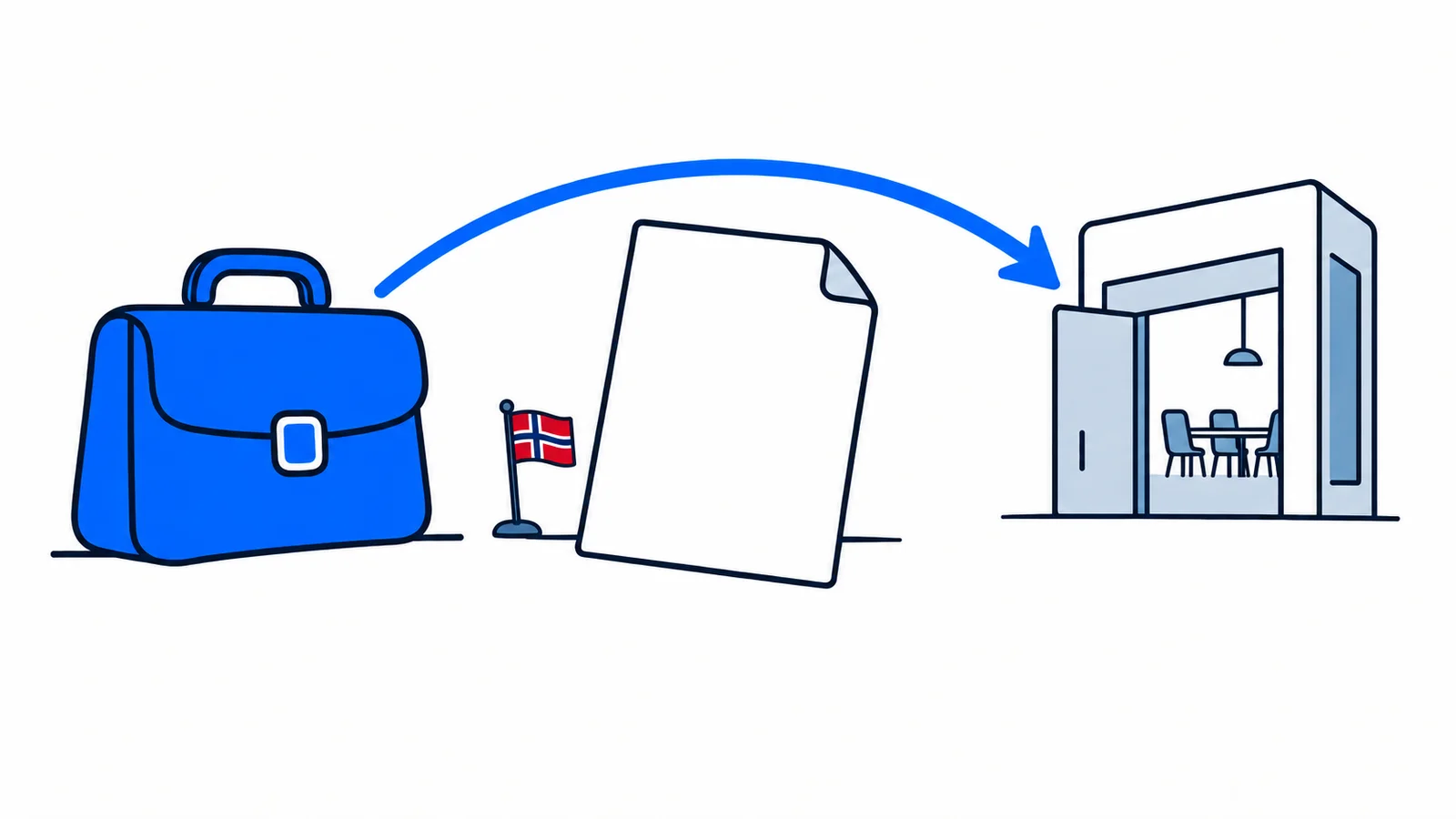 Illustration about Assignments in Norway with a foreign employer in 2026