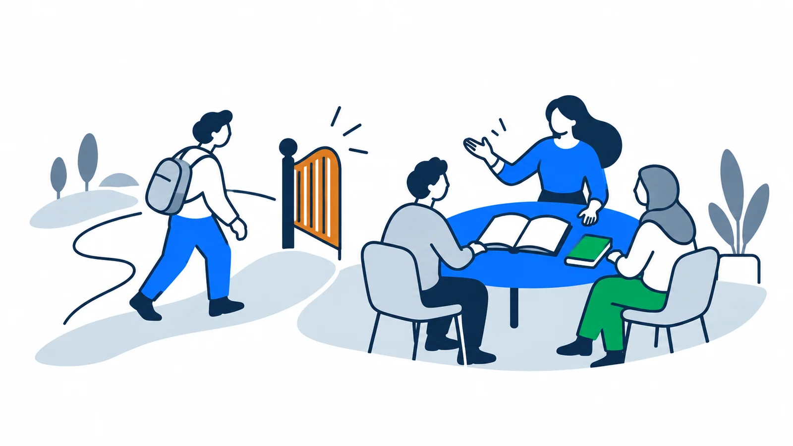 Illustration about Free Norwegian courses in Norway: who has a right, a duty and how to sign up
