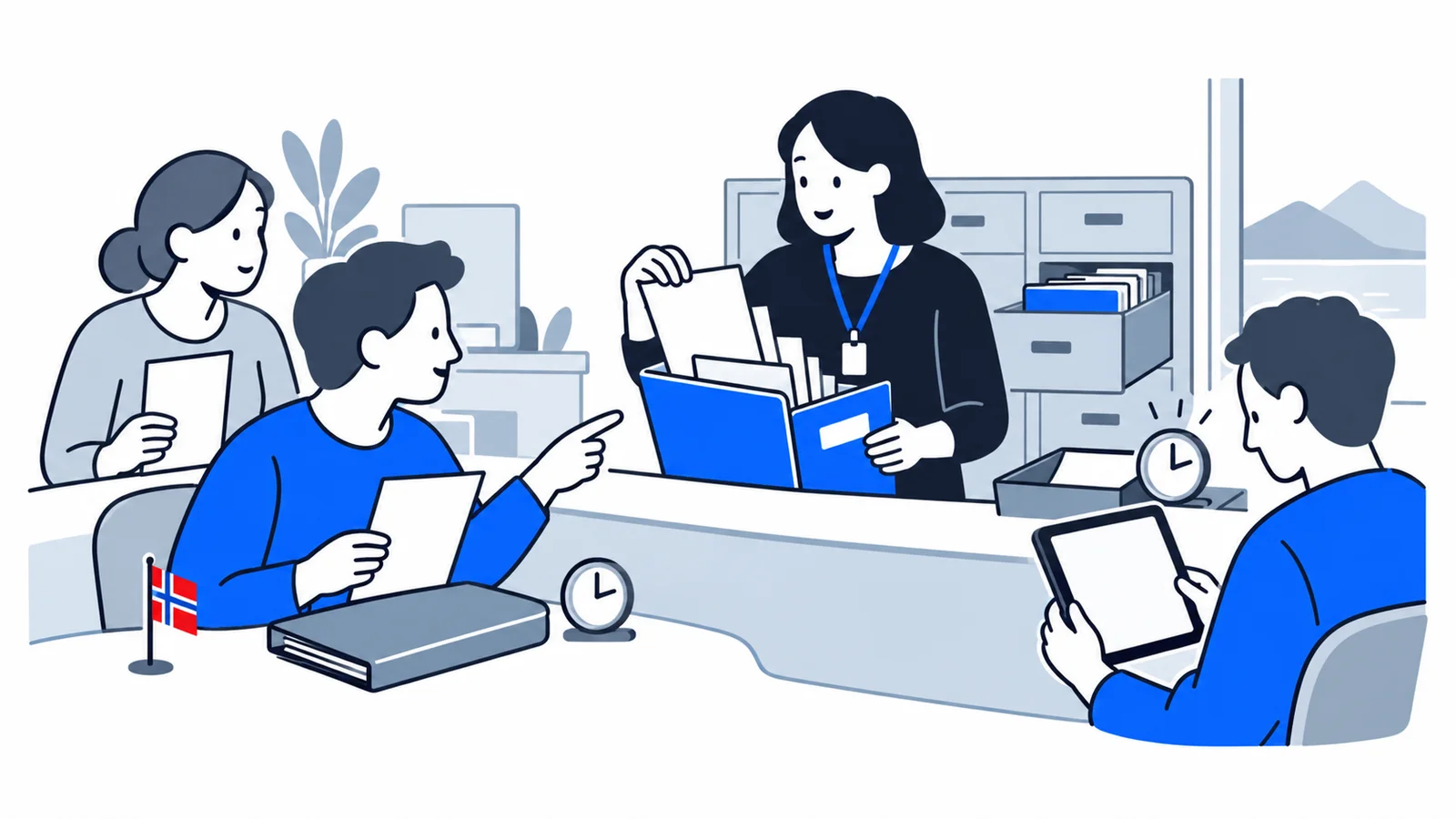 Illustration about Request access to your NAV case: which documents can you see