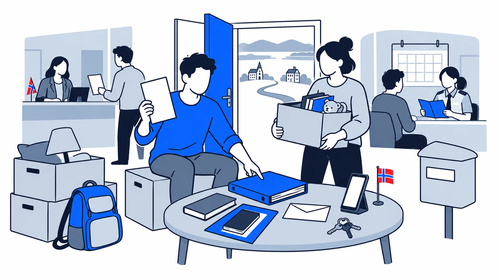 Illustration about Moved to a New Municipality Before Applying for Permanent Residence? Update This