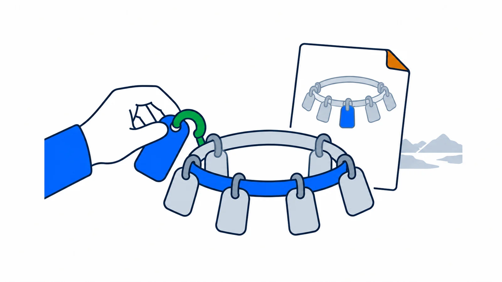 Illustration about Check religious membership: corrections and withdrawal