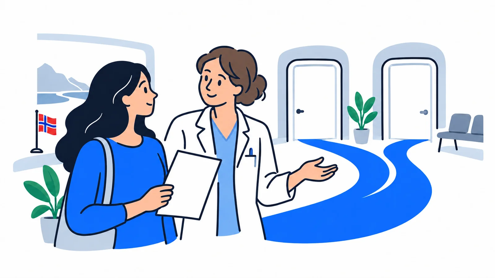 Illustration about Free cancer screening for women in Norway: two screening programs