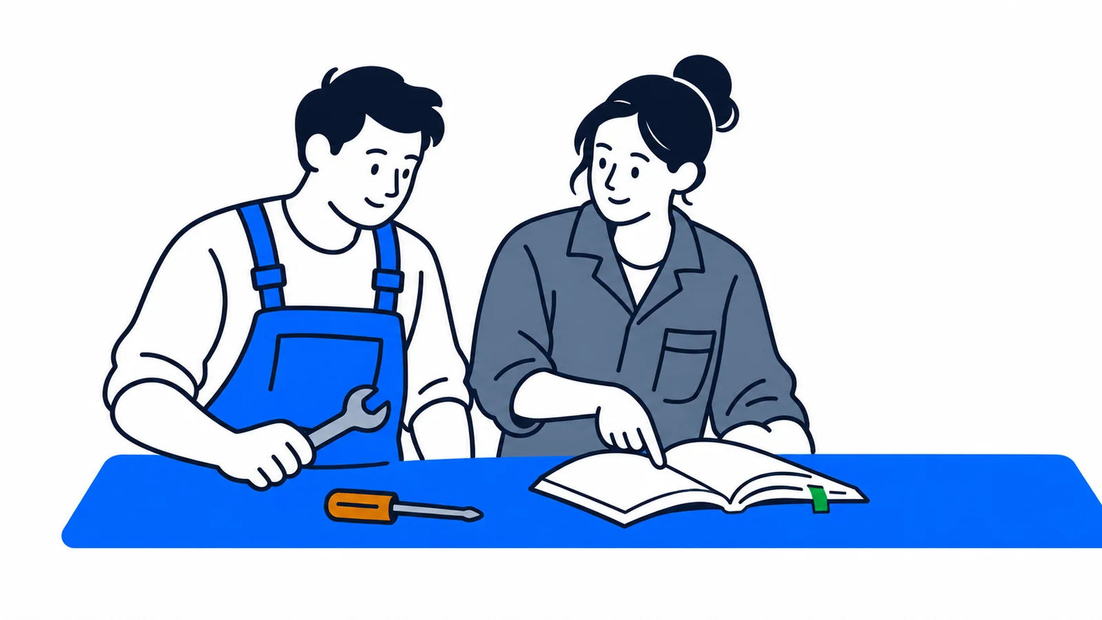 Illustration about Vocational retraining: earn a new trade certificate