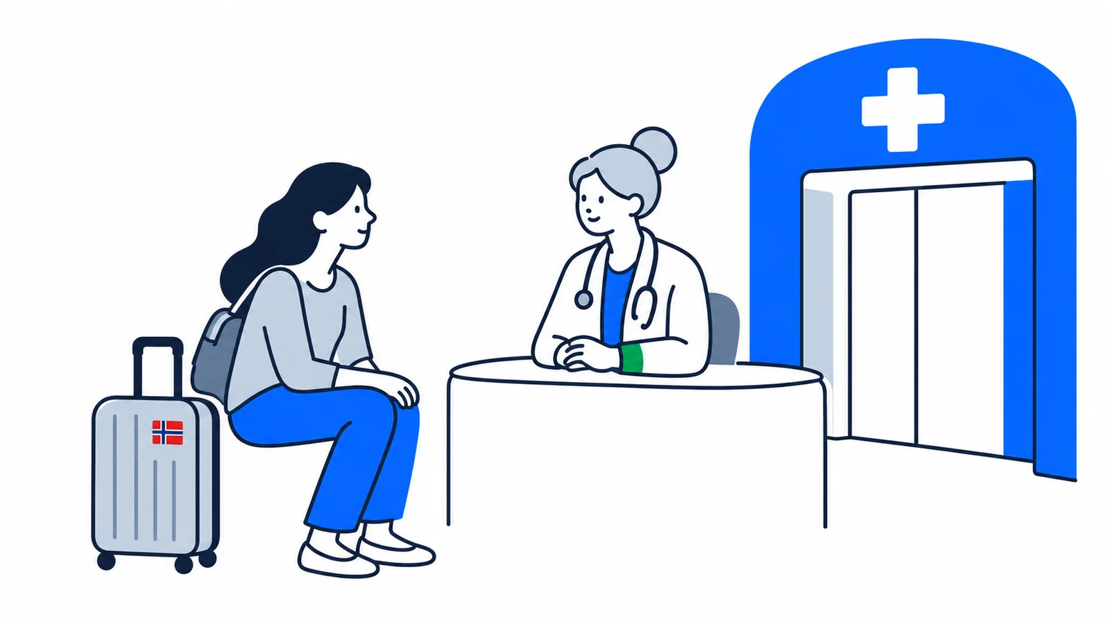 Illustration about Planned treatment in the EEA: reimbursement from Helfo