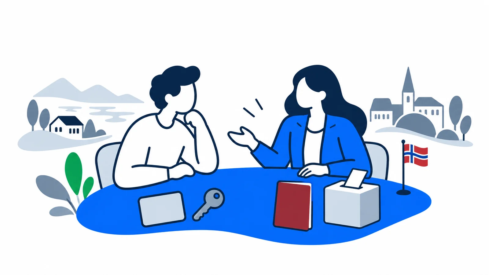 Illustration about Permanent residence or citizenship