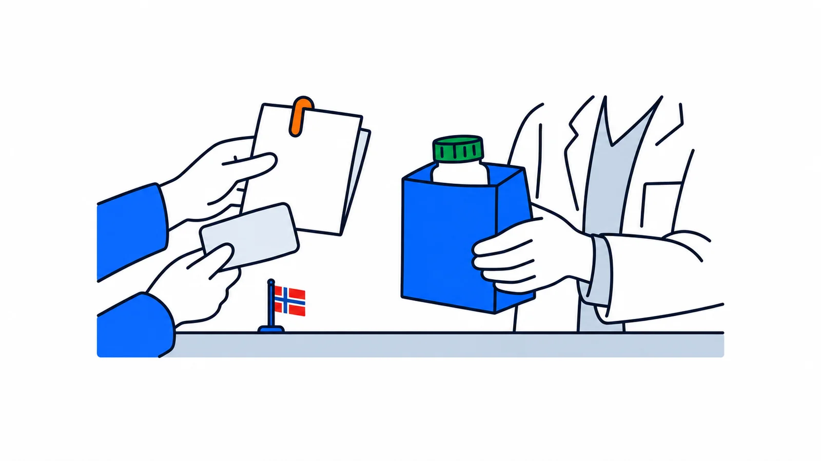 Illustration about Collecting medicines for others: choose the right authorisation
