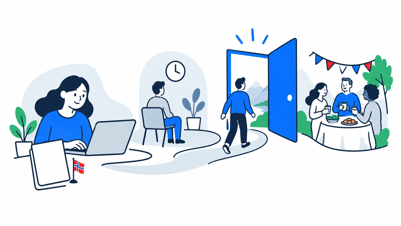 Illustration about Apply for Norwegian citizenship 2026: step by step and ceremony
