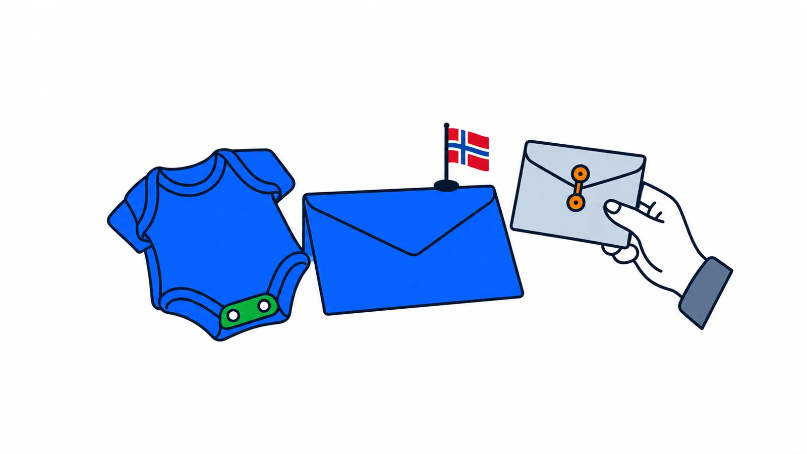 Illustration about Engangsstønad 2027: proposed cut to NOK 67,100