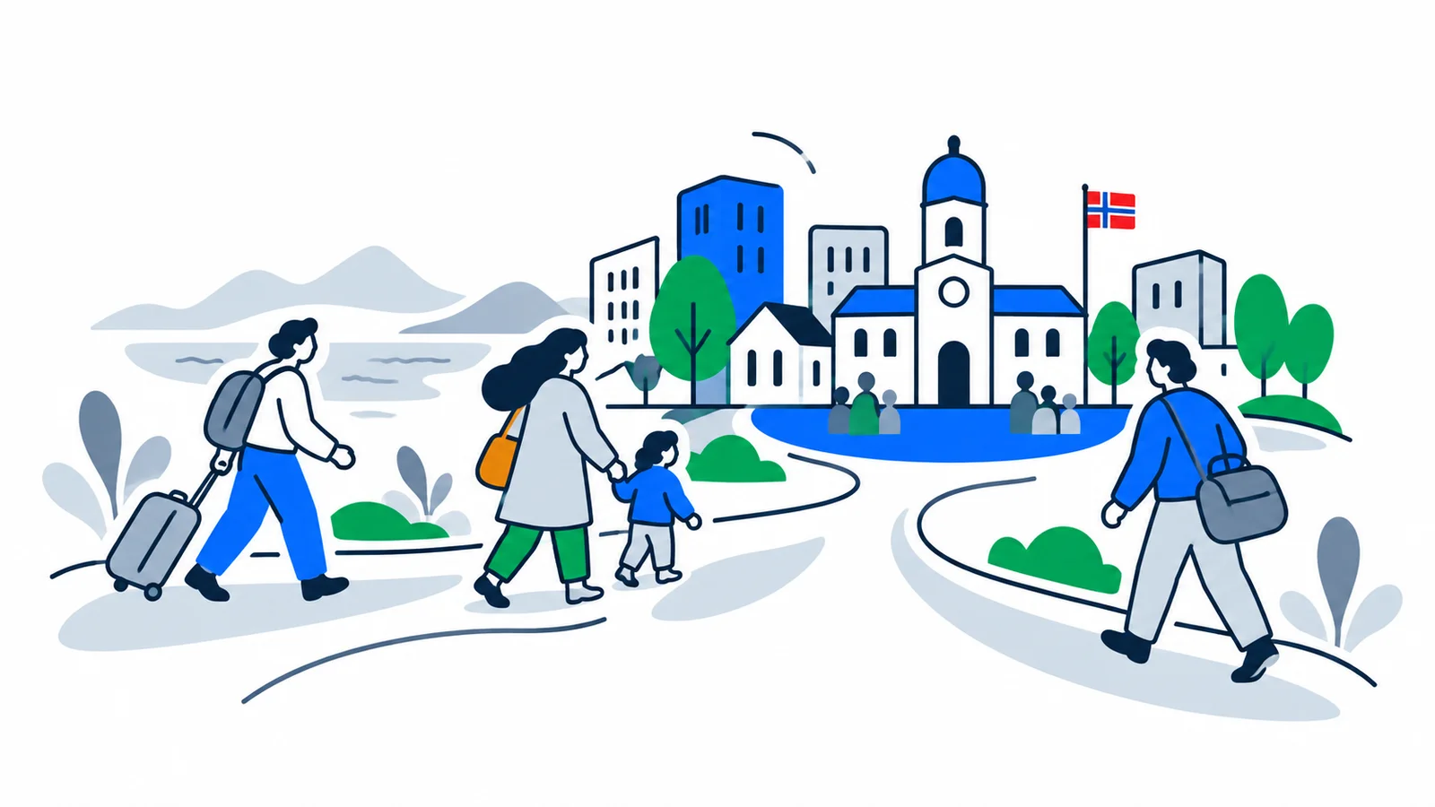 Illustration about Immigrant Groups in Norway 2026: Who Came, When, and Why