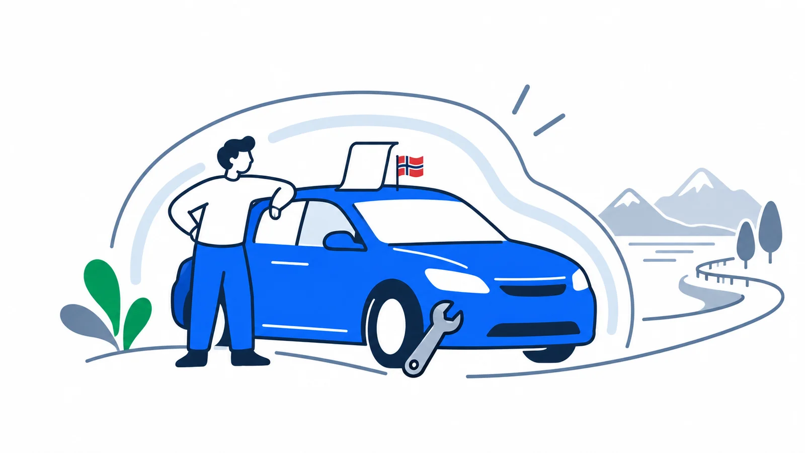 Illustration about Car Insurance in Norway 2026: Liability, Comprehensive and Fees