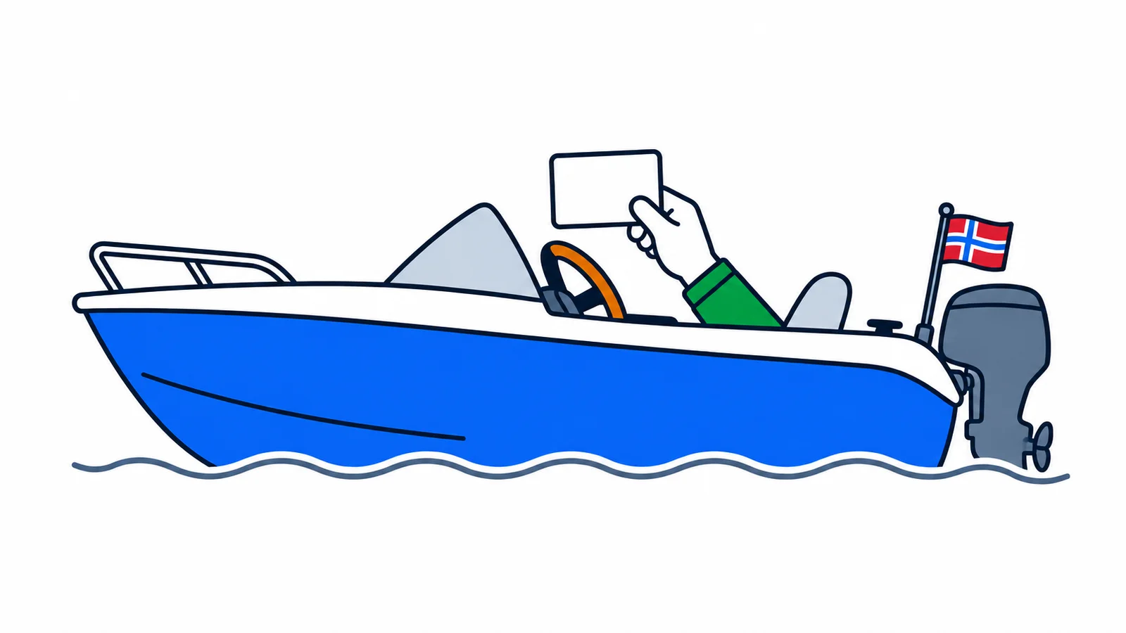 Illustration about Boating licence: requirements and foreign certificates in Norway
